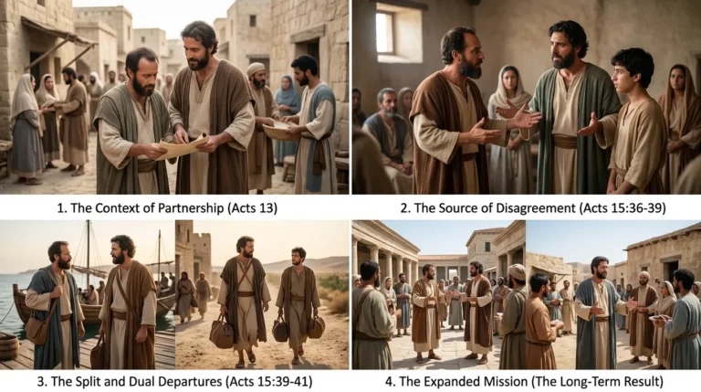 Paul and Barnabas Split Meaning in the Bible