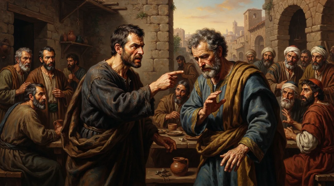 Paul Confronts Peter Meaning in the Bible