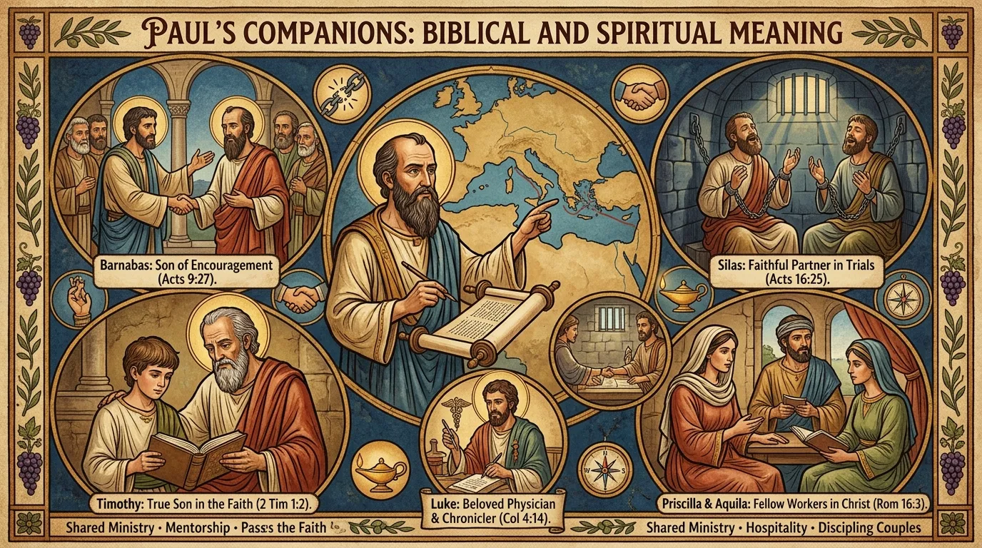Paul’s Companions Meaning in the Bible