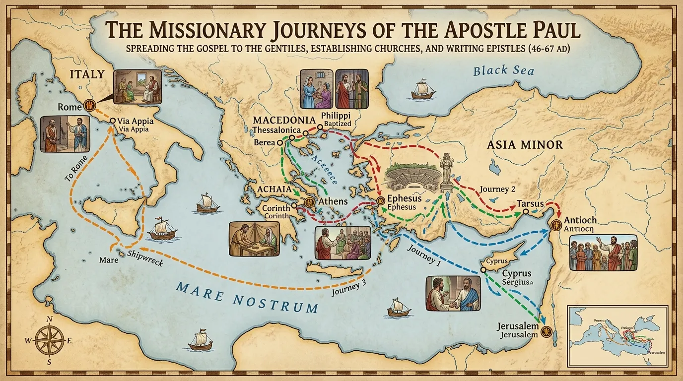 Paul’s Missionary Journeys Meaning in the Bible