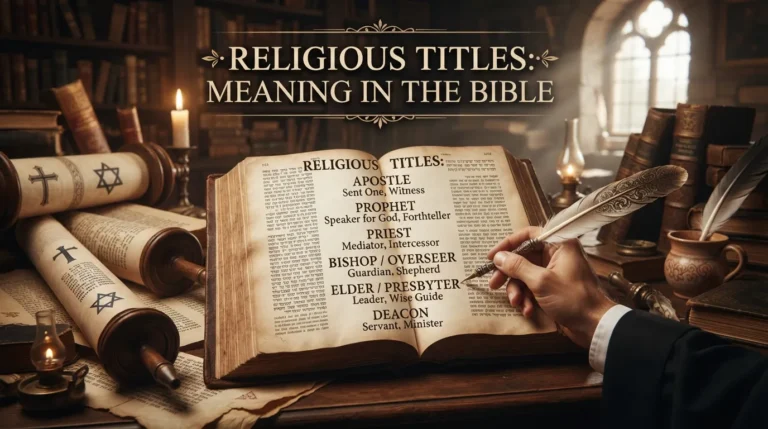 Religious Titles Meaning in the Bible