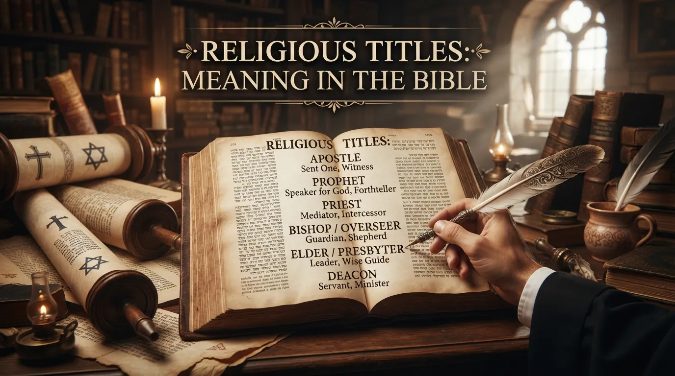 Religious Titles Meaning in the Bible