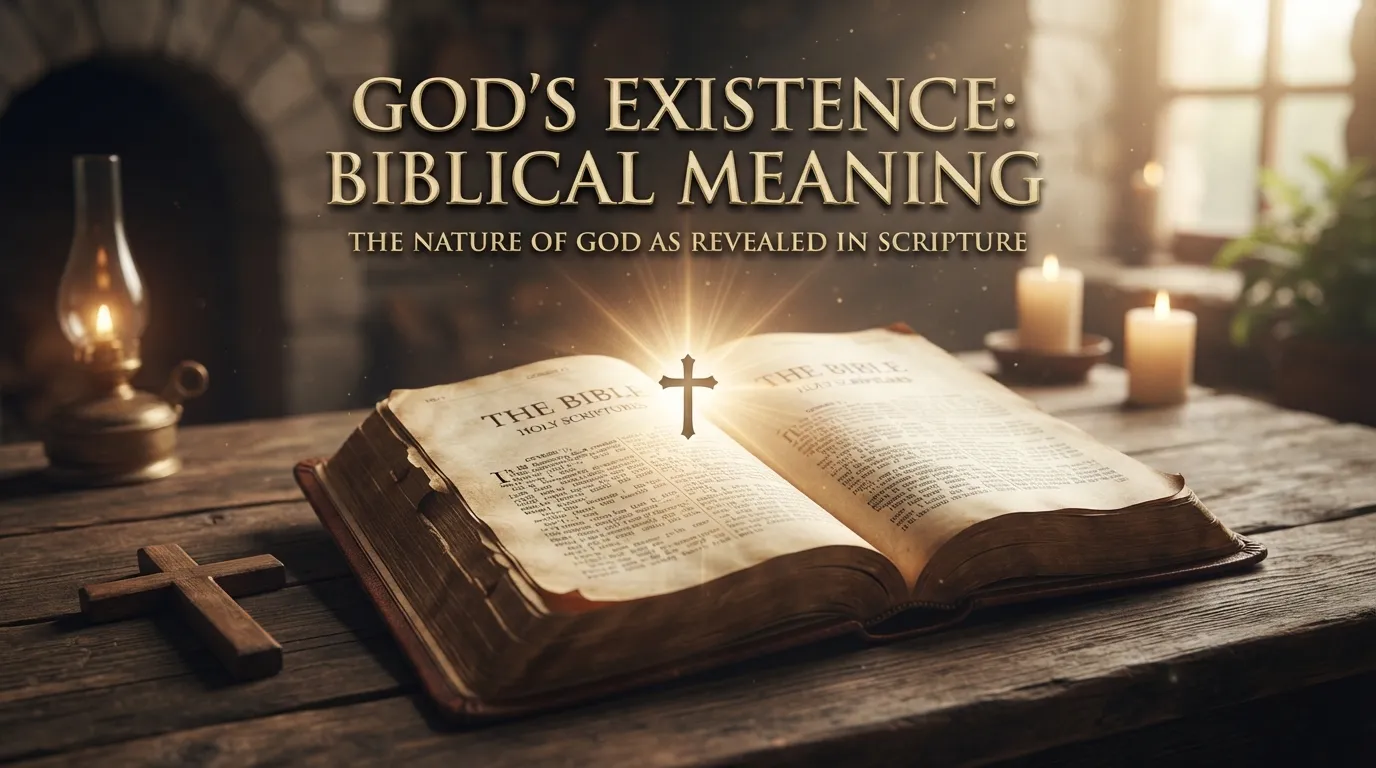 God Existence Meaning in the Bible