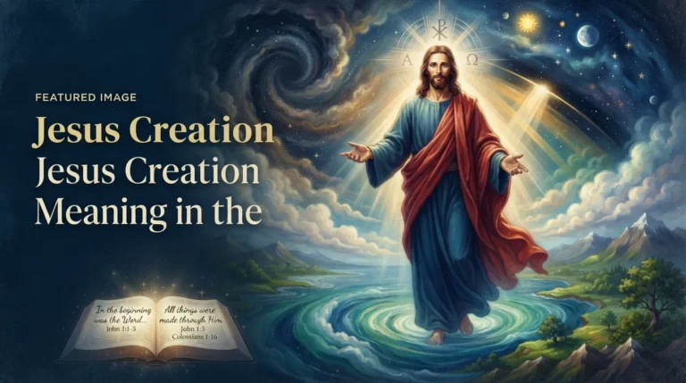 Jesus Creation Meaning in the Bible