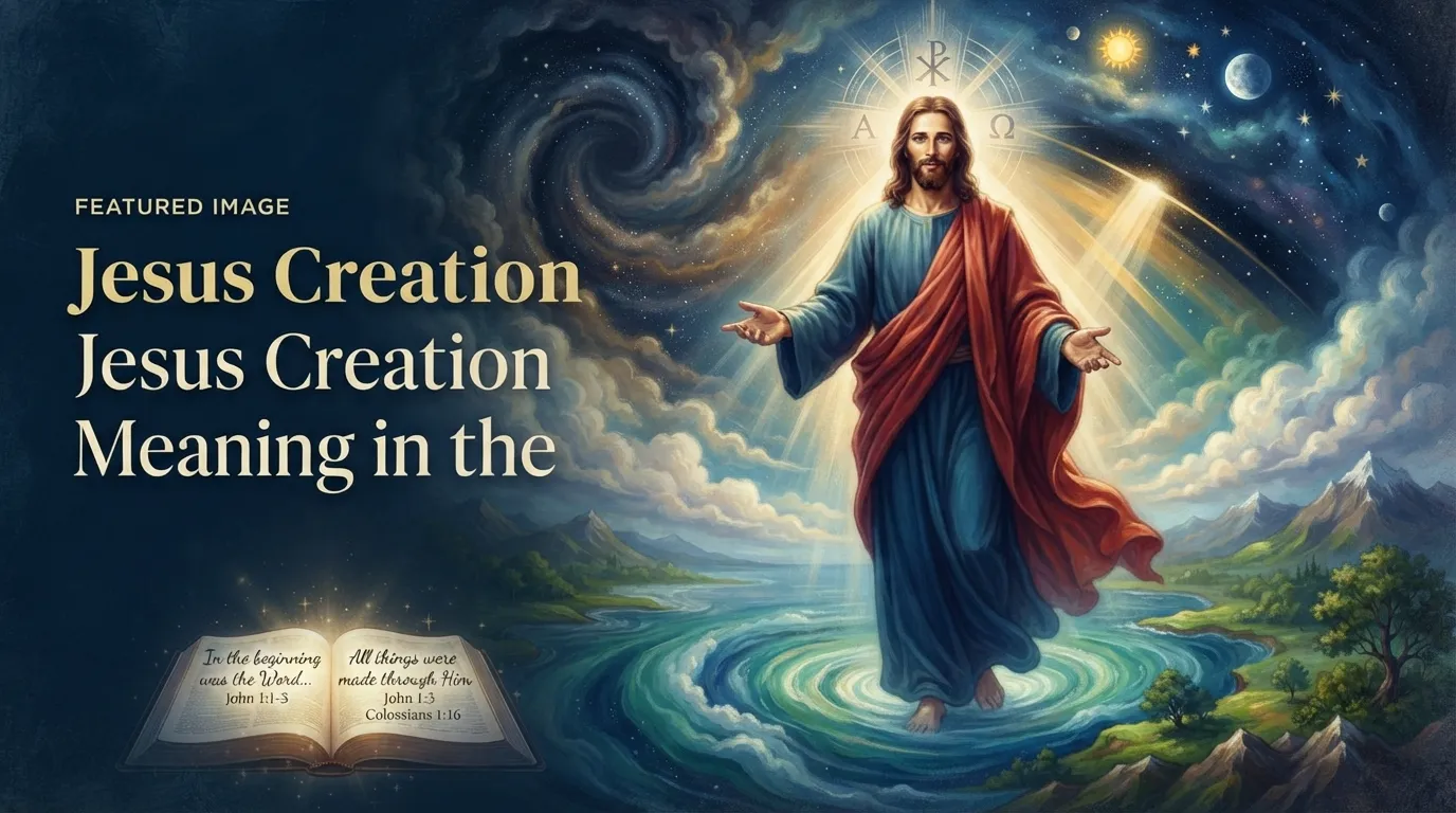 Jesus Creation Meaning in the Bible