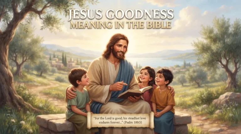 Jesus Goodness Meaning in the Bible