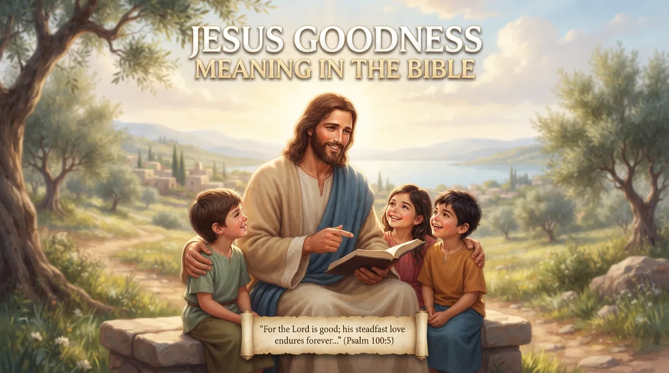Jesus Goodness Meaning in the Bible