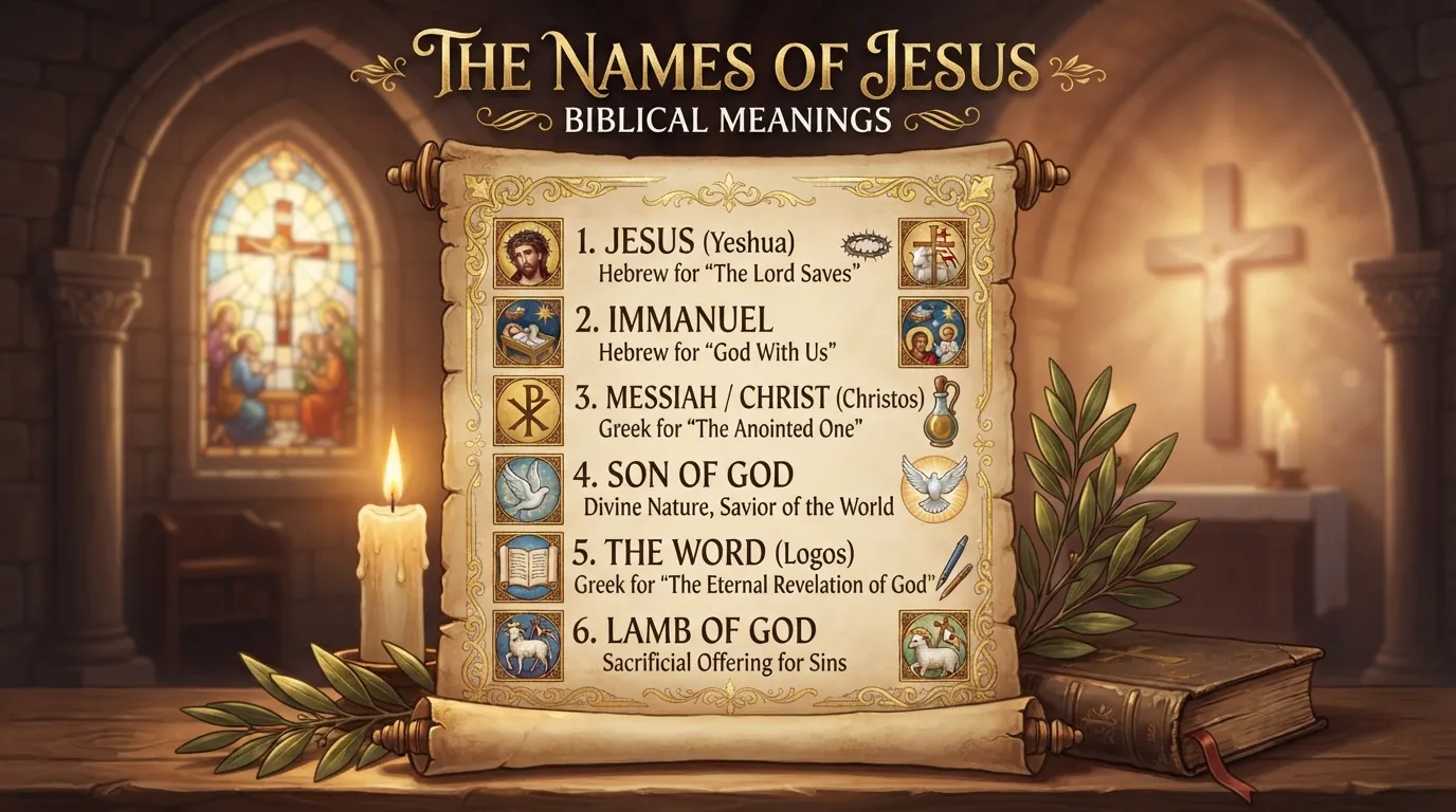 Names of Jesus Meaning in the Bible